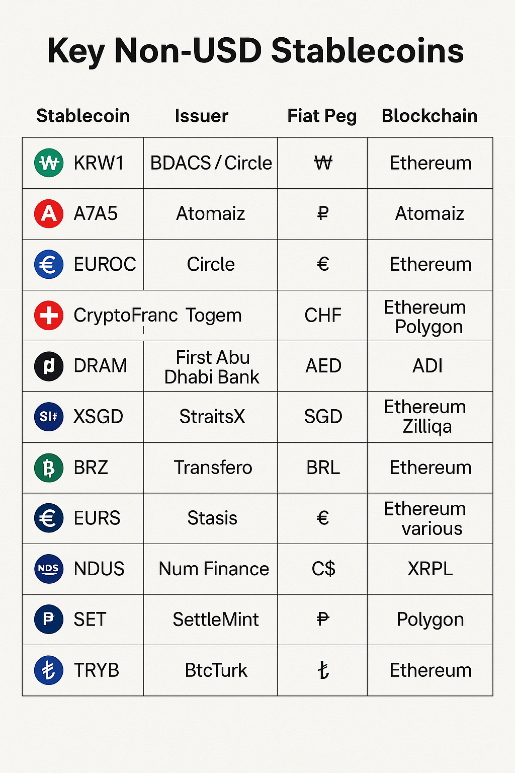 non-USD stablecoins starter pick
